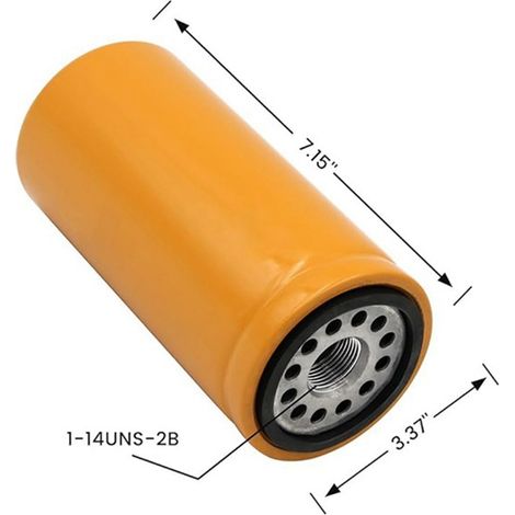 1 Farbe: Gelb Material: Metall Dieselfilter für Baumaschinen, Bagger, Lader, 1R (1/5)