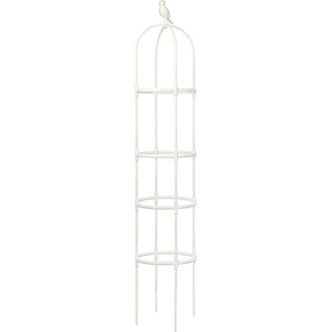 Estructura para tomatera/Mano/Jaula cónica/Modelo 180 cm con varillas de acero, acero inoxidable, negro, Ø 28 cm (1/5)