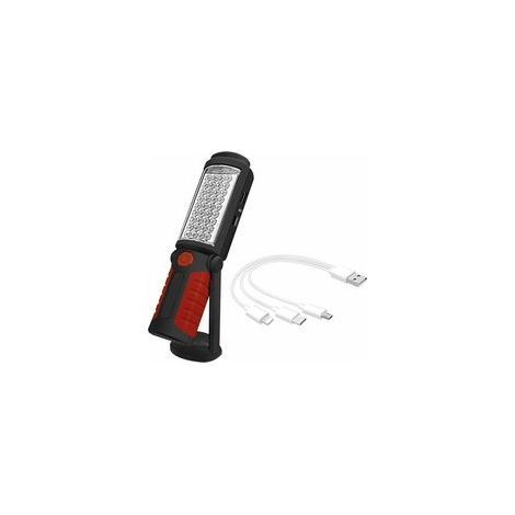 Lampe d'inspection LED rechargeable, base magnétique, torche de travail –