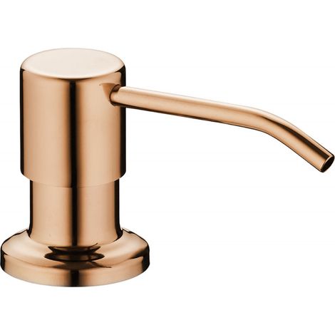 Mexen dispensador de l铆quido para fregadero, oro rosa - 6601320-60