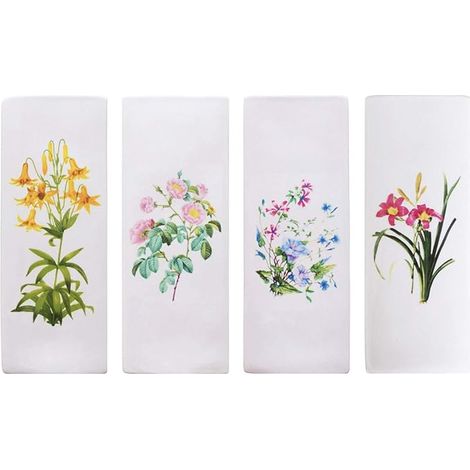 Humidifiers, Set of Ceramic "Floral" Flat Radiator Heater/Heater, Water Evaporator, Diffusers, Wall Vase A1663 (1/4)