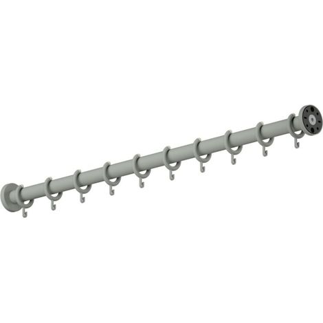 HEWI 801.34B400 95 Tringle à rideau Série 801, mat, Ø 33 mm (1/2)