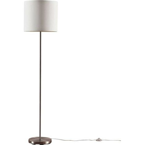 [GEBRAUCHT] Lindby Parsa Stehlampe Wohnzimmerleuchte Standleuchte Stehleuchte Weiß Nickel374 B-Ware (1/2)