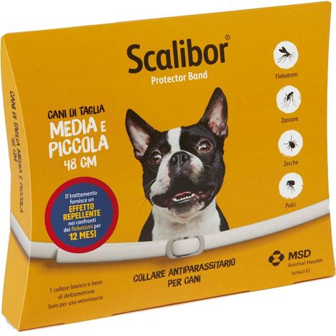 Scalibor Pestizidhalsband für Hunde mit einer Wirksamkeit von 5/6 Monaten (1/2)