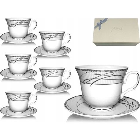 SET DA CAFFÈ, TAZZINE DA SERVIZIO DA 250 ML, SET DA 6+6 TAZZINE TR-1618