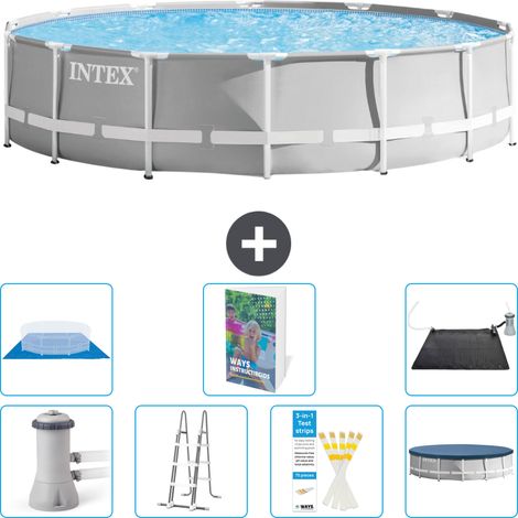 Prism Frame Pool Rund - 427x107 cm - 8-teilig S562