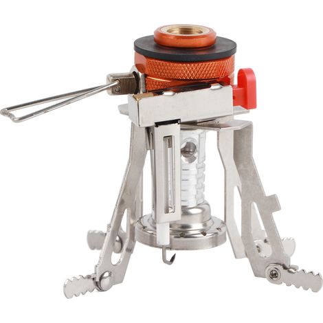 Mini four de camping, réchaud à gaz portable et résistant au vent, pliable, pour pique-nique. (1/5)