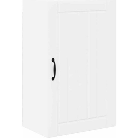 Meubles de Rangement,Armoire de cuisine avec étagère Blanc brillant 50 x 31 x 80 cm CFW184934 (1/5)