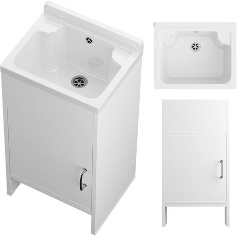 ÉVIER UTILITAIRE TECHNIQUE ARMOIRE BLANCHE PVC GARAGE SET LOMA