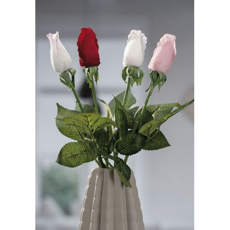 ROSA DECORATIVA 46CM IN 4 COLORI