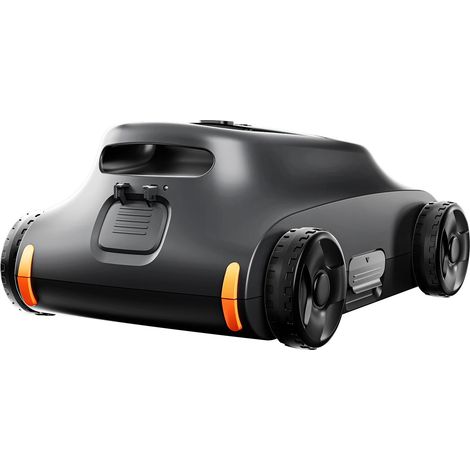 Aspirateur robotique de piscine SAT 10 180 minutes fonctionnant jusqu'à 2000 pieds carrés, double moteur sans balais 180 W, pour piscines hors/à sol