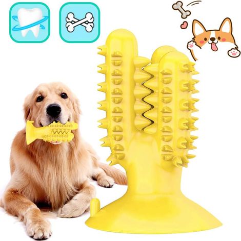 MINKUROW Cepillo De Dientes Para Perros, Juguetes De Limpieza De Dientes Para Perros, Cepillo De Dientes Para Mascotas, Juguete Para Masticar, Caucho Natural Para Perros Pequeños, Juguete Para Mastica (1/5)