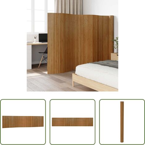 Bambou - Cloison de séparation marron largeur 800 cm hauteur 165 cm bambou (1/5)
