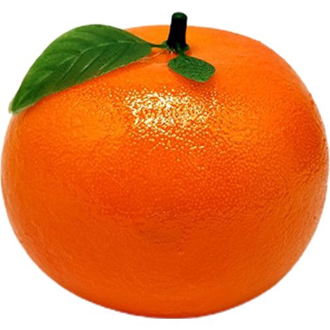 Orange artificielle avec feuilles vertes, mousse, Simulation de fruits réalistes, pour fête à domicile, décoration de cuisine, accessoires de photographie (1/5)