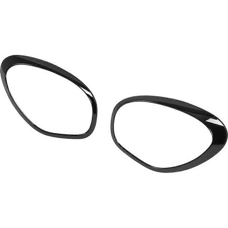 2x Enjoliveurs de phares noirs 51139812899 51139812900 pour Mini Cooper Countryman R60 2011-2016