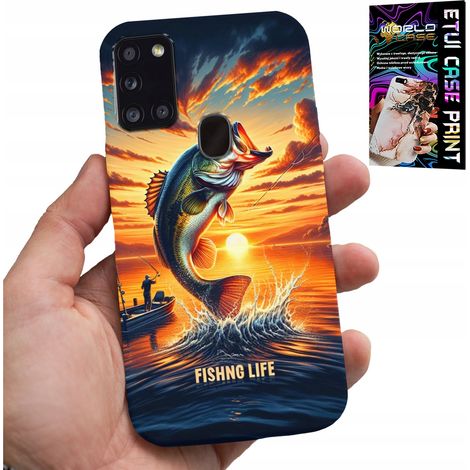 Custodia per Samsung Galaxy A21s - custodia per canna da pesca + vetro (1/5)