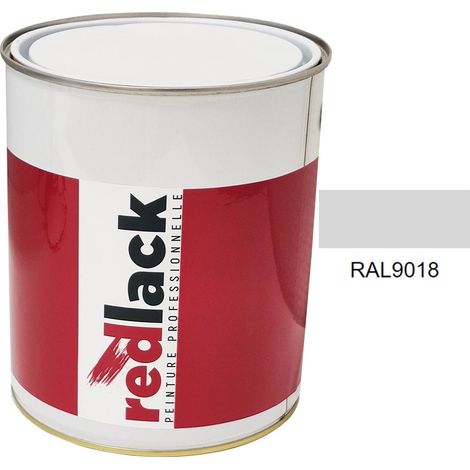 Dose 3L Lack Mehrzweckfarbe – RAL 9018 – Papyrusweiß – Seidenmatt – für verschiedene Oberflächen – Redlack