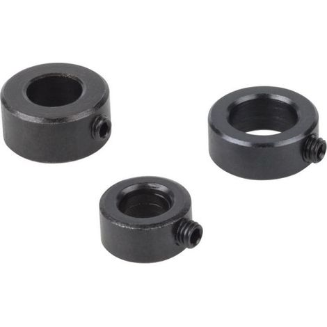 Satz mit 3 Anschlägen für Fräserführungsdurchmesser 8, 10, 12 mm WOLFCRAFT 4681000 WOLFCRAFT