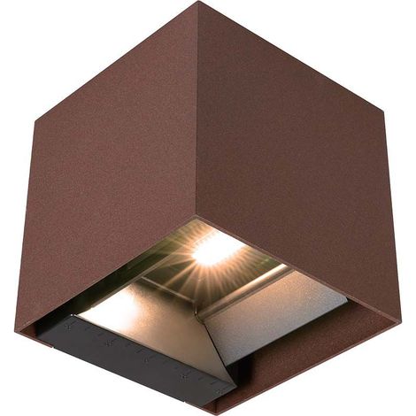 9W LAMPADA LED DA GIARDINO CON PANNELLO SOLARE E SENSORE 1X2600MAH 16ORE 4000K CORTEN BODY IP65 - Luce NATURALE (1/5)