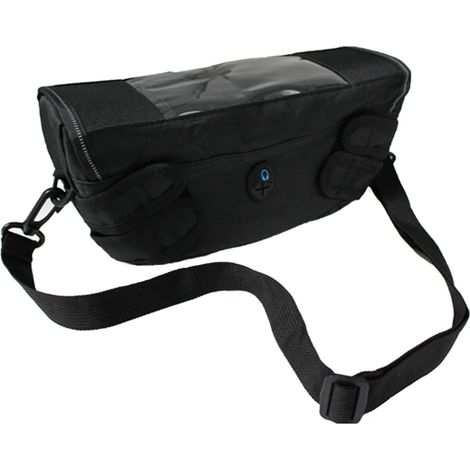 Sacoche compacte pour phare de moto, idéale pour ranger outils et accessoires. (1/5)