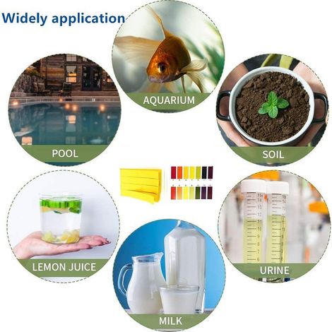 Bandes de test de pH universelles (1-14), papier tournesol, bandelettes de test de pH à base de savon, test d'équilibre du pH. (1/5)