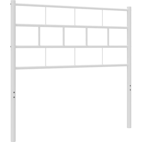 Maison Exclusive - Ersatz-Kopfteil Metall Weiß 75 cm