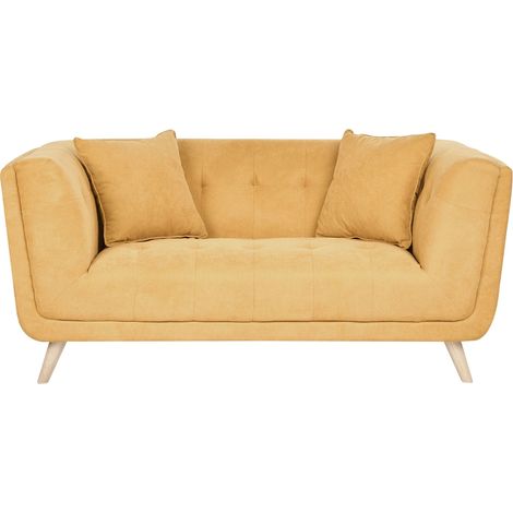 Sofa 2-Sitzer HABO Stoff Senfgelb (1/5)
