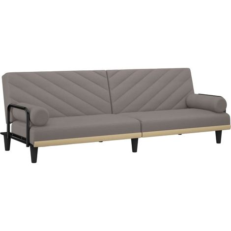Canapé-lit，Canapé convertible avec accoudoirs taupe tissu CFW15233 (1/5)