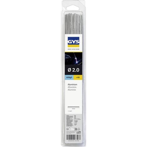 Toparc 087286 Barre di saldatura TIG in alluminio (AlMg5)