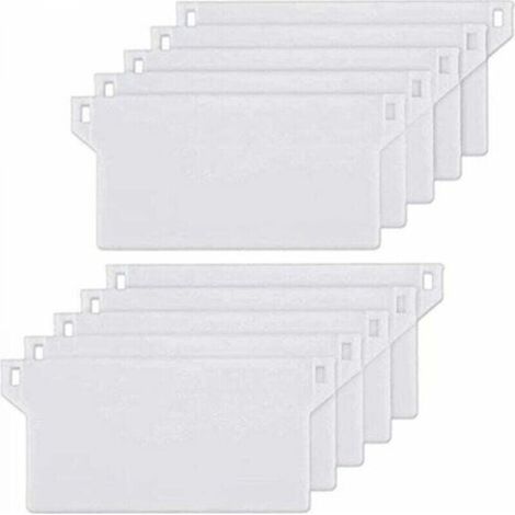 Plaque De Poids - Pour Stores Verticaux - 125 x 48 mm - Blanc - 10 Pièces (1/5)