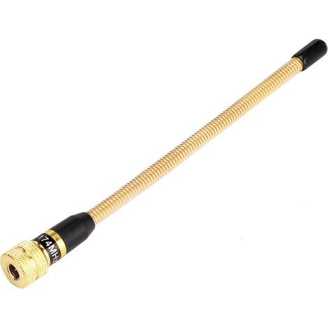 Antenne VHF flexible à ressort SMA mâle dorée pour les modèles Yaesu VX-3R, VX-800, FT-250R, VX-8R, VX-150, FT-60R, VX-160 et VX-180 (1/5)