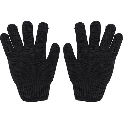 2 gants de travail, anti-coupures, antistatiques, respirants, en acier inoxydable, pour travaux industriels (1/5)