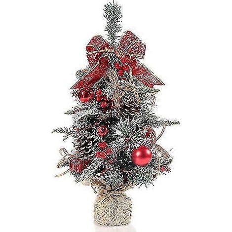 Décoration de sapin de Noël, sapin de Noël, mini sapin de table, décoration de sapin de Noël pour la maison, accessoires de fête de Noël (1/2)
