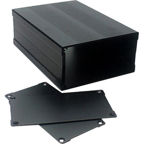Boîtier en aluminium extrudé pour électronique, boîtier de jonction métallique 5,91 x 4,13 x 2,17 (1/4)