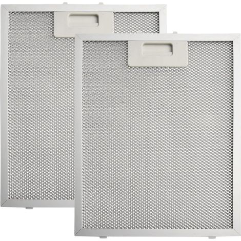 de 2 filtres en aluminium pour hotte aspirante en maille m