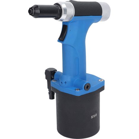 Pistolet à riveter pneumatique portatif, pince à riveter à air comprimé pour mandrins 5/32in 3/16in 1/8in 3/32in (1/5)
