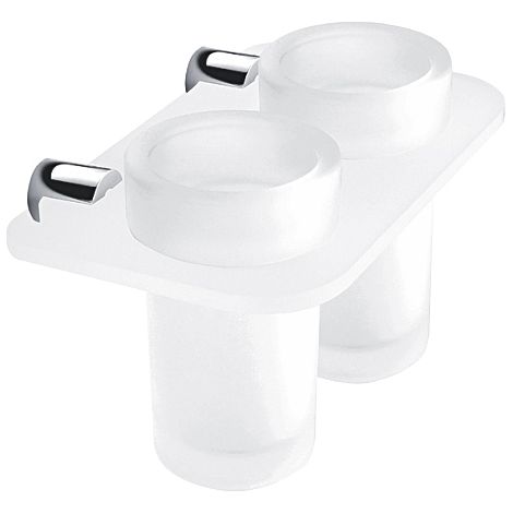 Nimco Bormo support mural pour double brosse à dents BR X3-58DW-26 (1/3)