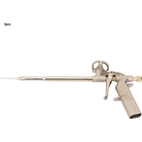 Pistolet à peinture en alliage d'aluminium en deux parties pour couler, sceller et appliquer de la mousse isolante (1/5)