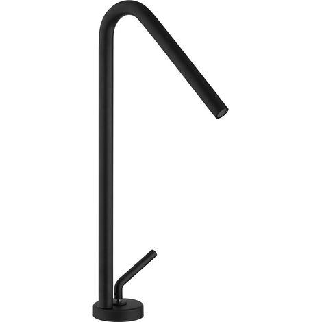 Rubinetto miscelatore lavabo alto nero opaco serie Lumos di Jacuzzi Rubinetteria per piletta click clack (1/2)