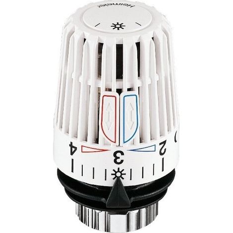 Tête thermostatique K blanche avec limite de 16°C