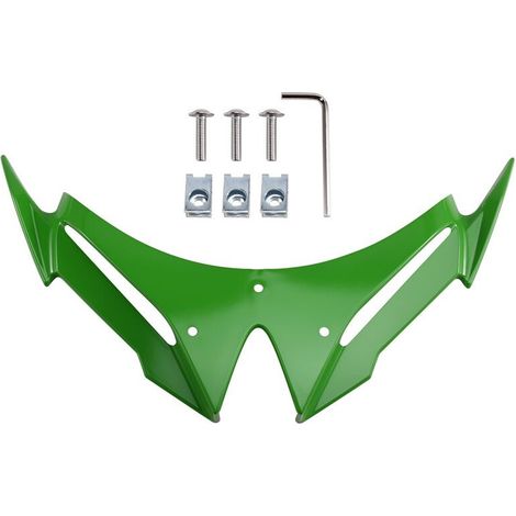 Decoración del guardabarros delantero de motocicleta para NINJA500 500 2024-2025 Deflector de aire Downforce, A (1/2)