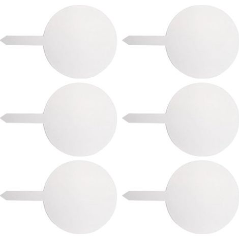 Set mit 6 transparenten Acryl-Gartenetiketten, Pflanzensteckern, Klassifizierungstafeln für Gemüsegarten und Blumen, wasserfestes Zubehör (1/5)
