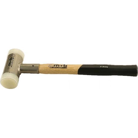 Maillet sans recul à embouts interchangeables – Polyuréthane Thermoplastique – Tête acier C45 – Manche Hickory – MOB