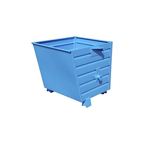 Volquete apilable capacidad 0,55 m³ azul RAL 5010