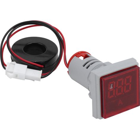 Digitales Rechteckwellen-Amperemeter mit Kontrollleuchte, 220 V AC, AD16-22FSARed (1/5)