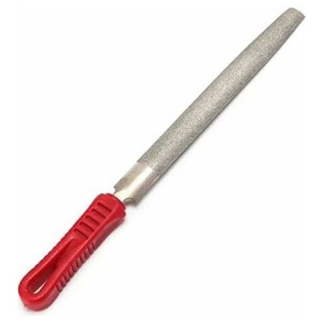 Lime diamant demi-ronde de pour métal, métal, meulage de métaux, limes et râpes à main, outils d'affûtage pour bijoux, pierre, bois, carrelage, verre, jade, 6 pouces (1/4)