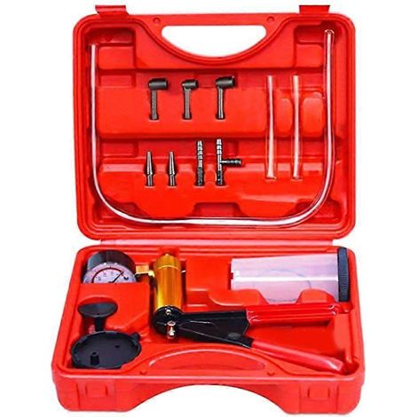 Kit de purge de freins portatif avec pompe à vide et outil de test de purge pour voiture et camion (1/5)