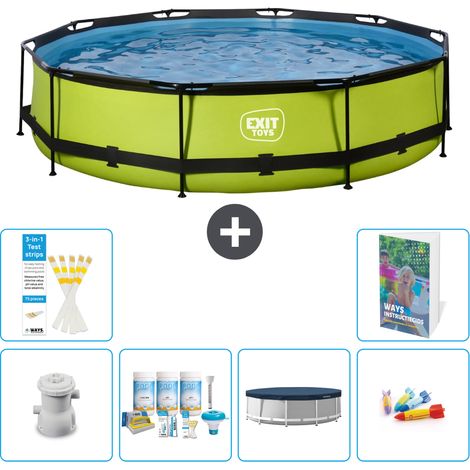 Exit Pool Rund - 360x76 cm - 7-teilig S200