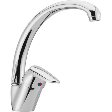 Fima Carlo Frattini Serie 2 Miscelatore Lavello Cucina Canna Girevole Cromo F32072-CR (1/4)
