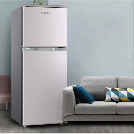 LEDANDER 118L Mini réfrigérateur Compact bureau à domicile dortoir réfrigérateur à économie d'énergie avec congélateur équipement de réfrigération (1/5)